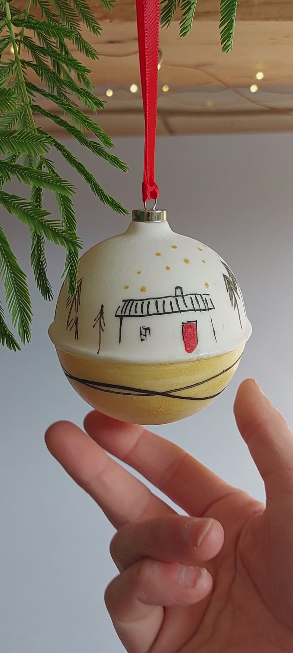 Cosy Cottage Bauble