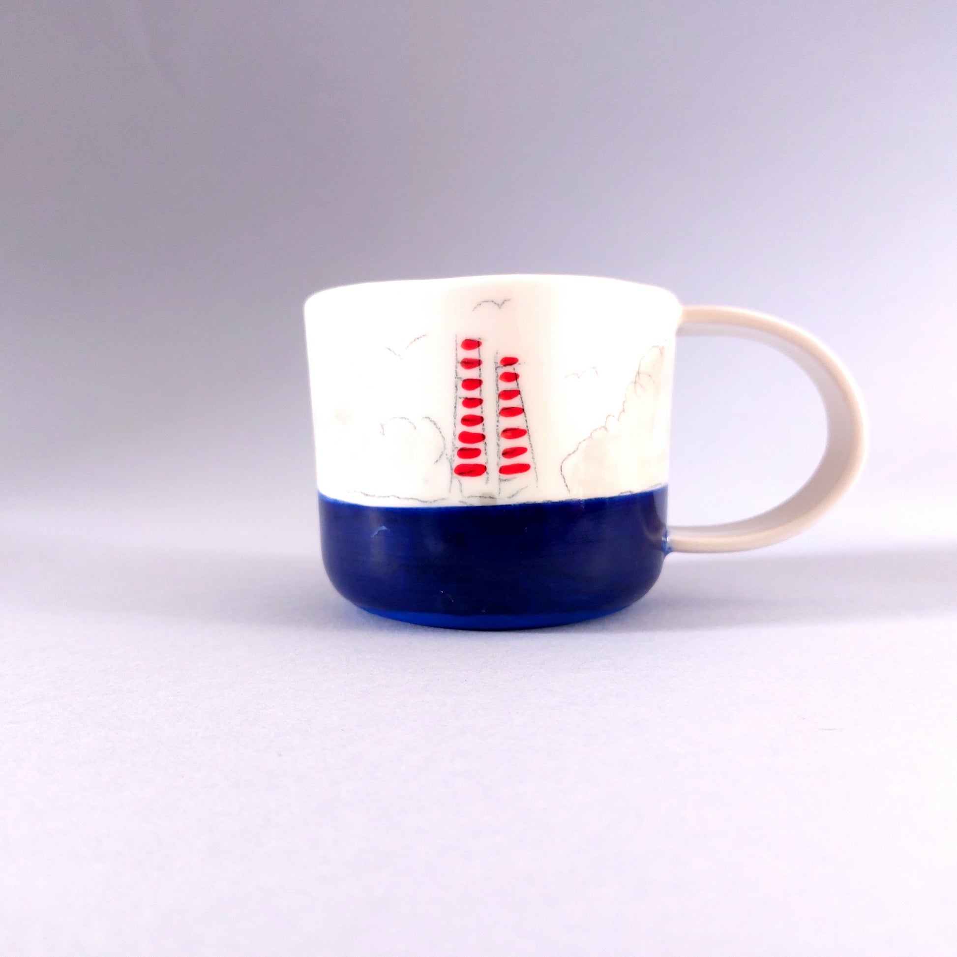 POOLBEG Espresso Cups - cobalt blue