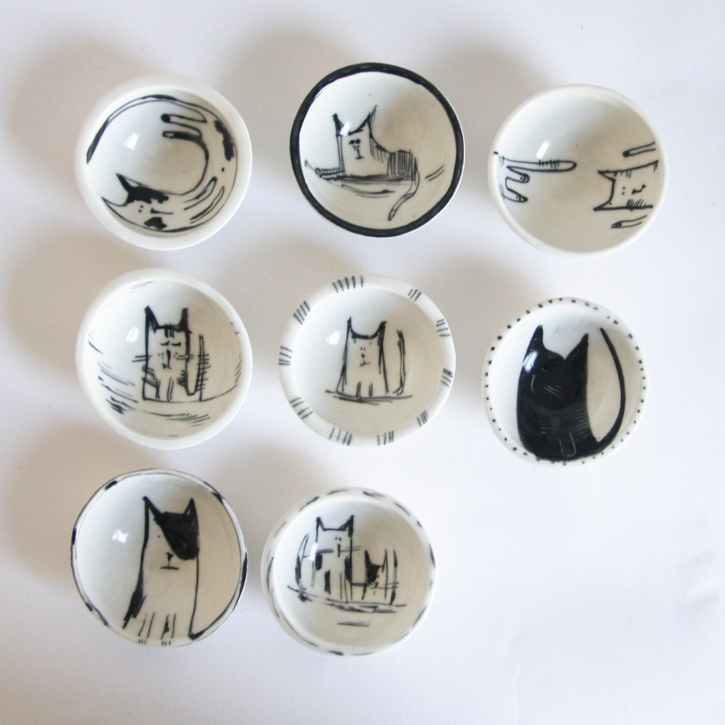 Tiny Bowls - Cats