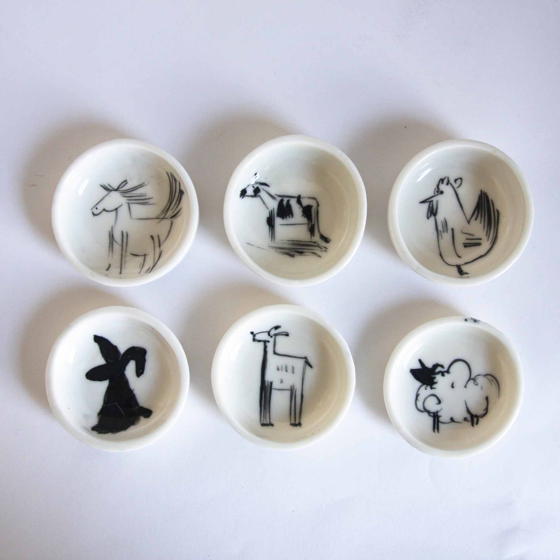 Tiny Bowls - Farm animals