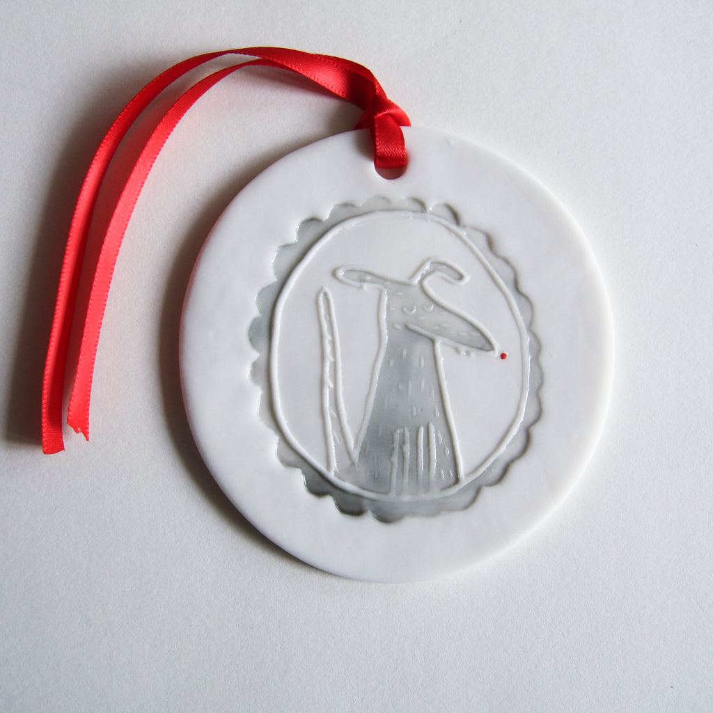 DOG disc ornament