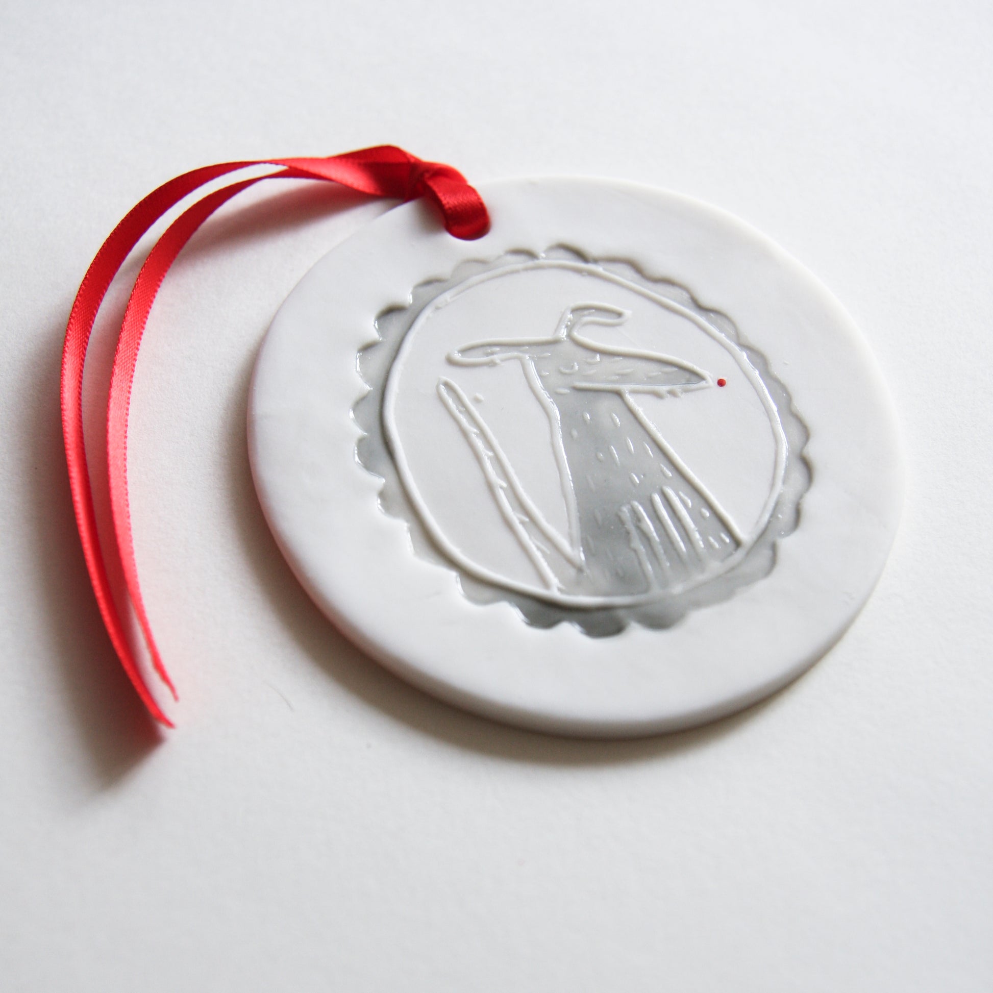DOG disc ornament