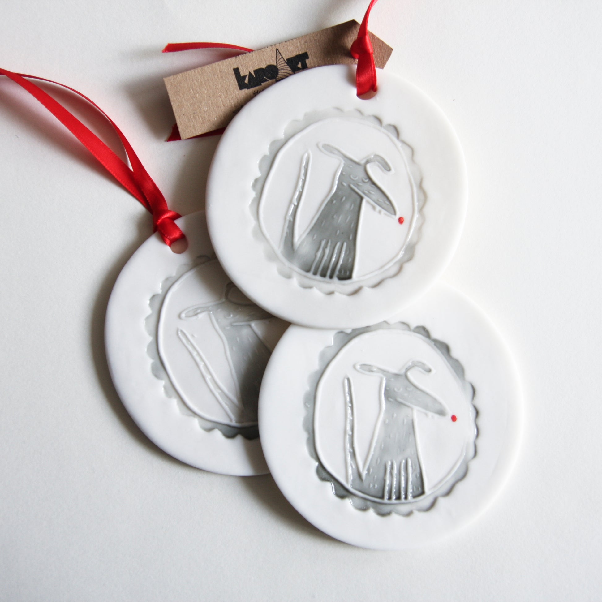 DOG disc ornament