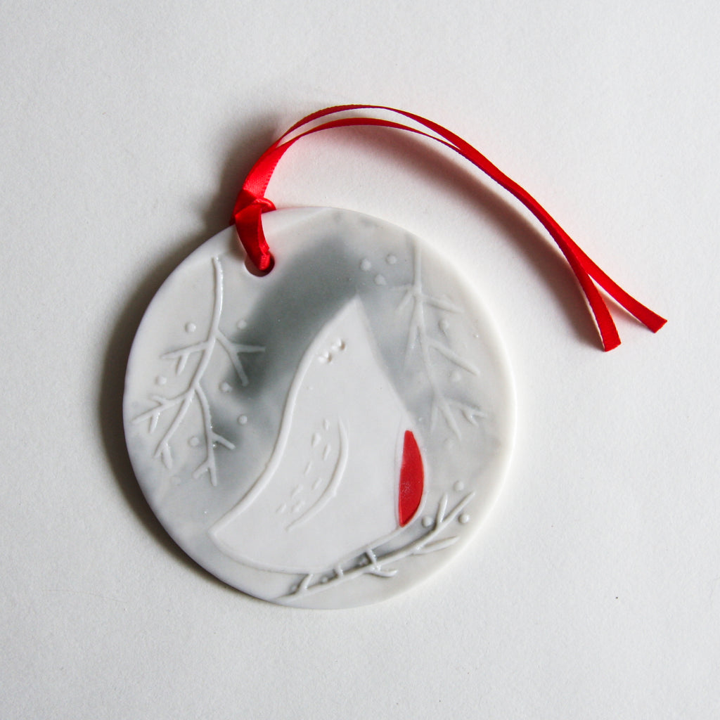 ROBIN disc ornament