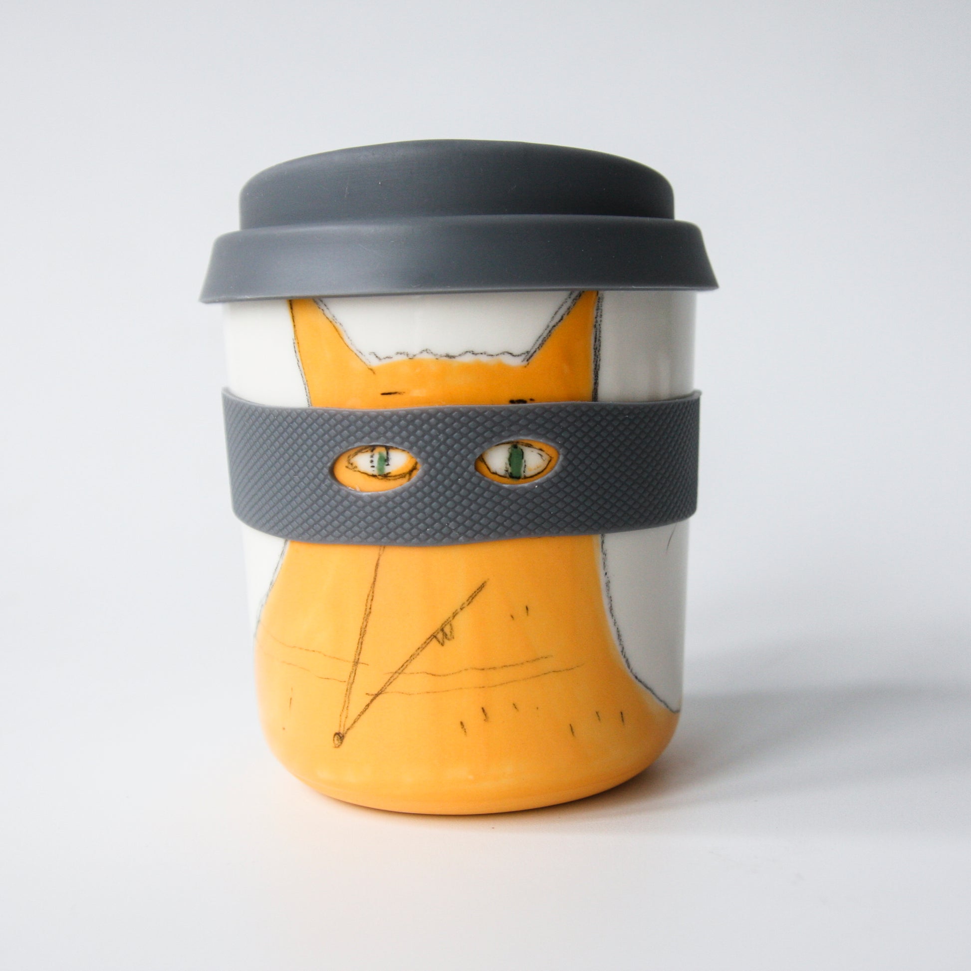 Bandit/Superhero Reusable Takeaway Cups