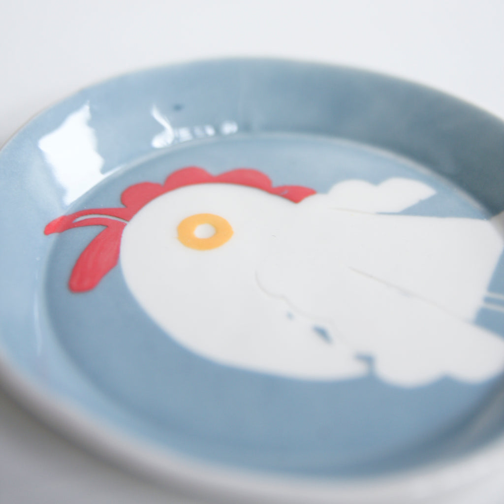The Flying Hen, tiny plate