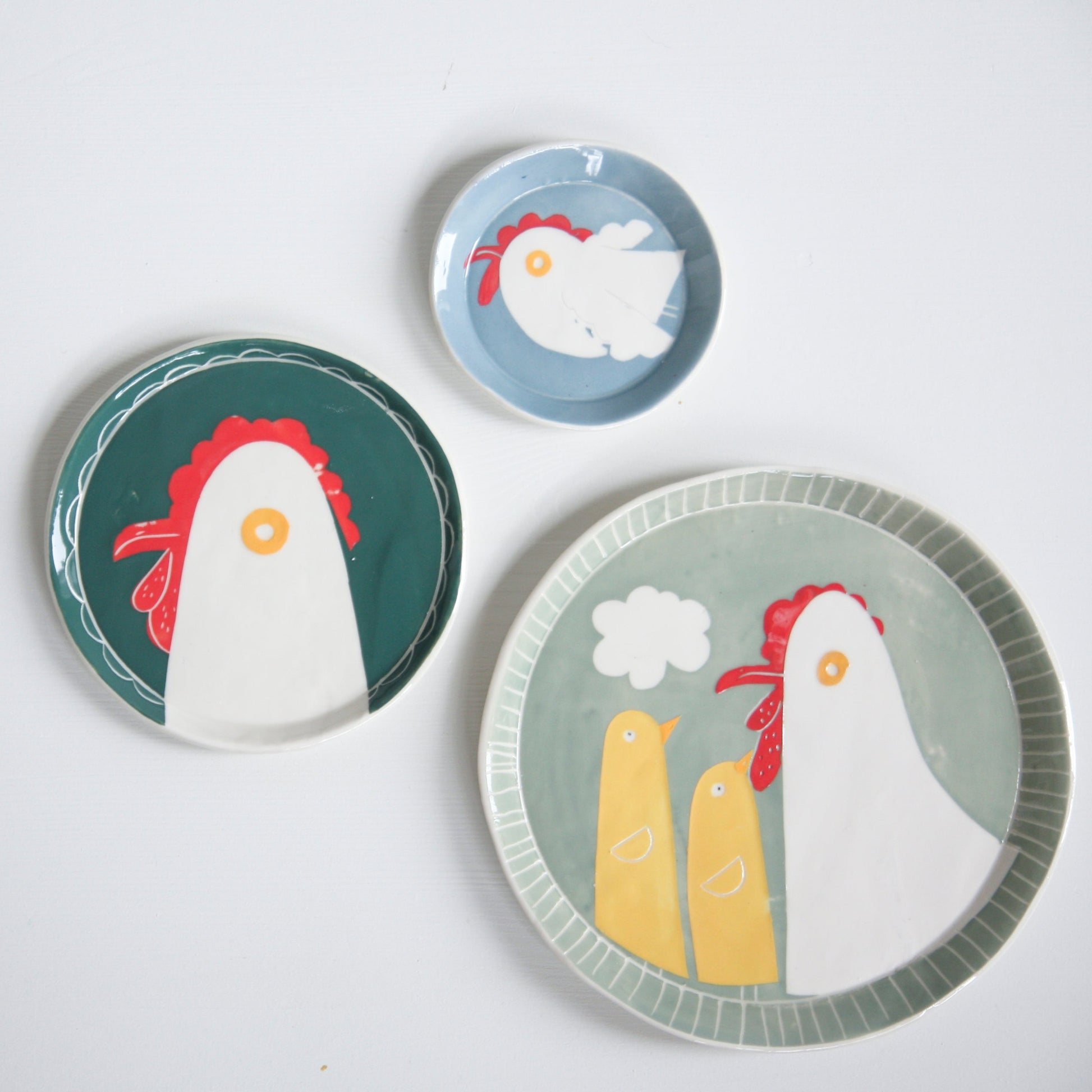 The Portrait of a Hen, Small Plate
