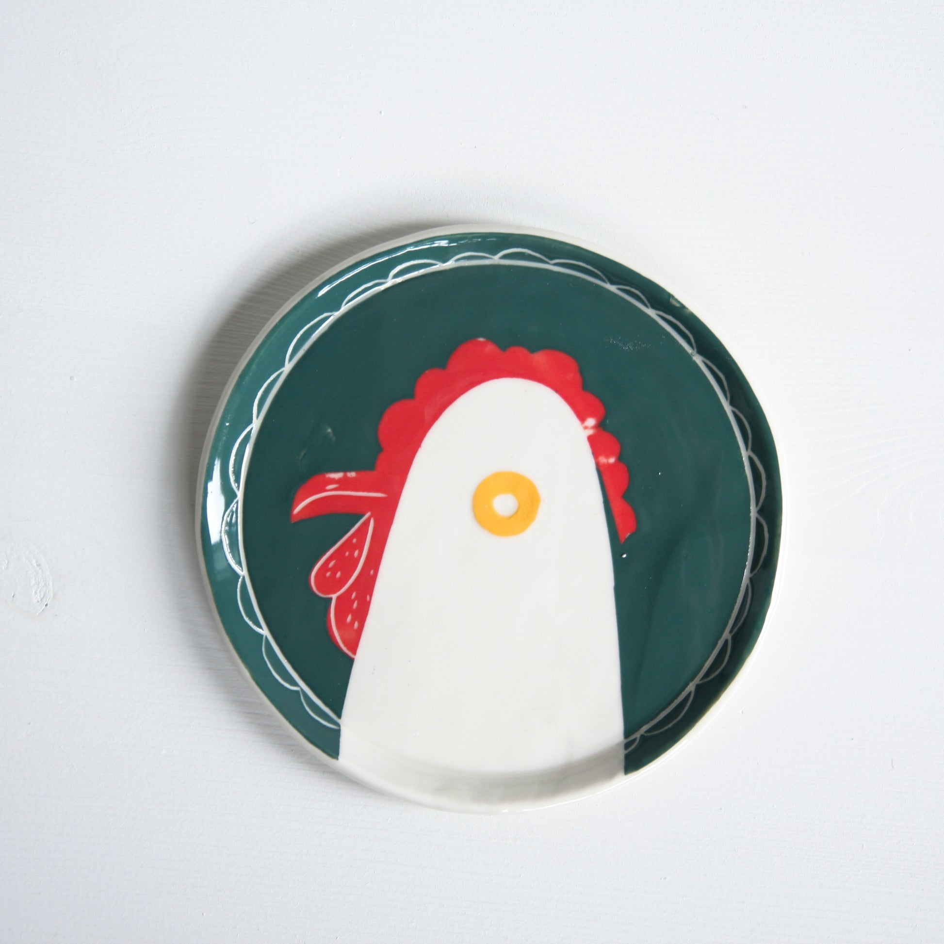 The Portrait of a Hen, Small Plate