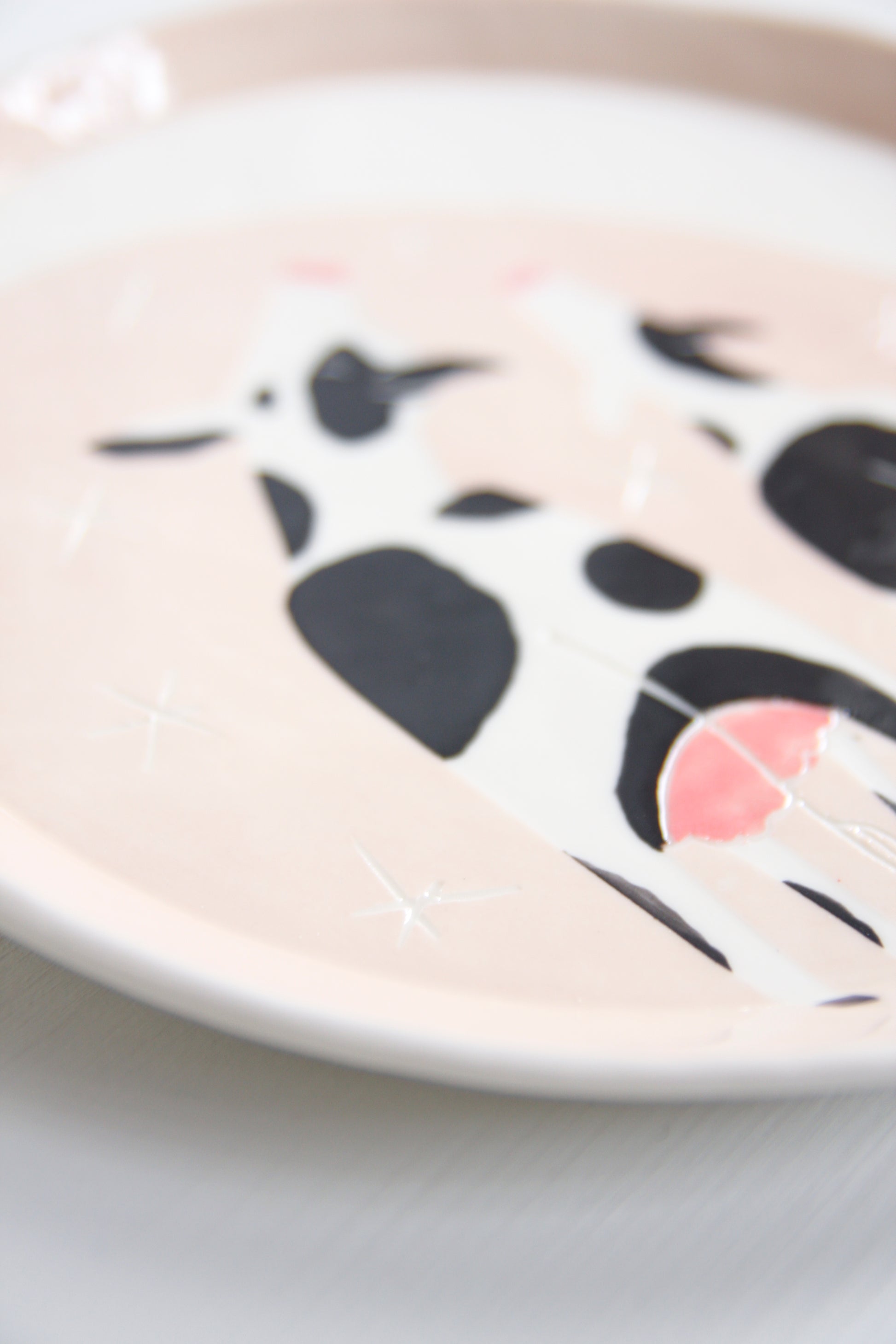 Cows Gazing at the Moon, medium plate
