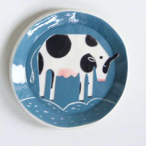 The Grazing Cow, tiny plate