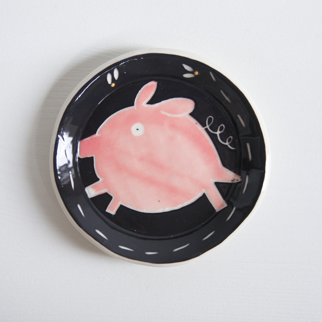 The Leaping Pig, tiny plate