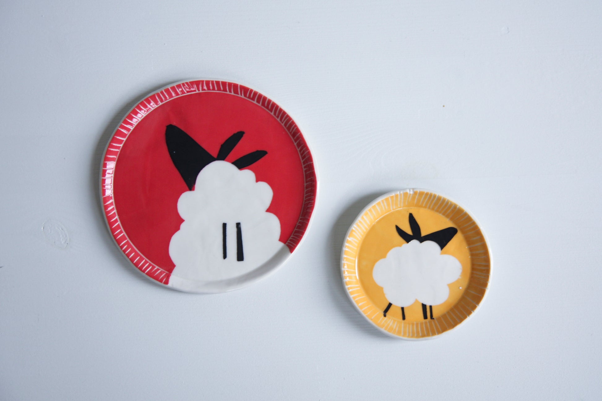 The Tangerine Sheep, tiny plate