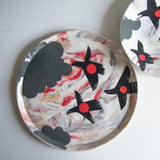 Thunderbirds - black and red plate and bowl